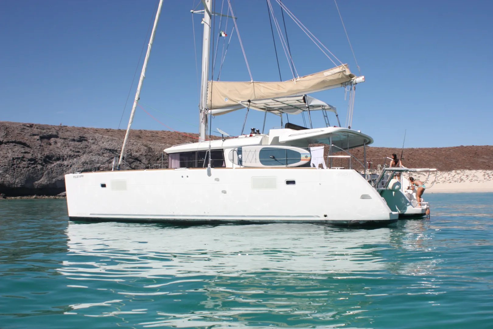 Luxury Lagoon 45' in the Sea of Cortez 1